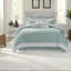 Ensembles de literie surdimensionnés en coton surdimensionnés, confort côtier turquoise pour la maison