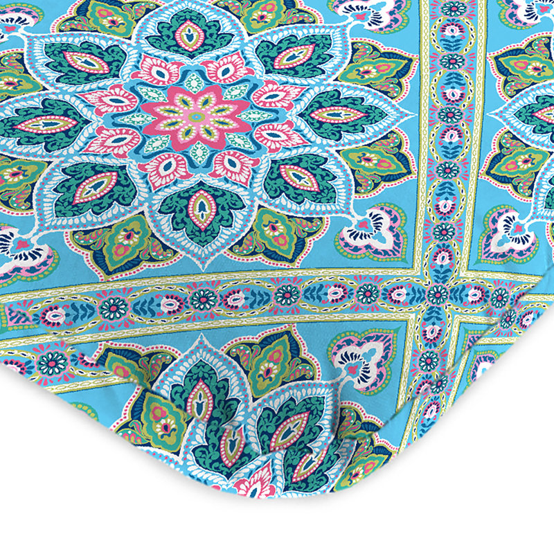 Coussin de chaise d'extérieur 22 po x 45 po Byrom, Vert