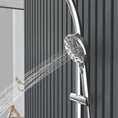 Pressure-Balanced Complete Shower System with Rough in-Valve