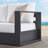 Modway Tahoe Outdoor Patio Powder-Coated Aluminum Modular Left-Facing Loveseat-95616607-95616608
