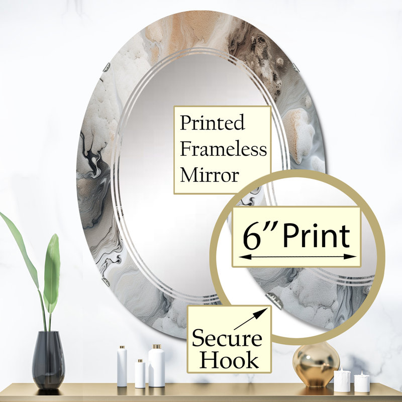 Miroir mural Brondby, 36 po x 24 po