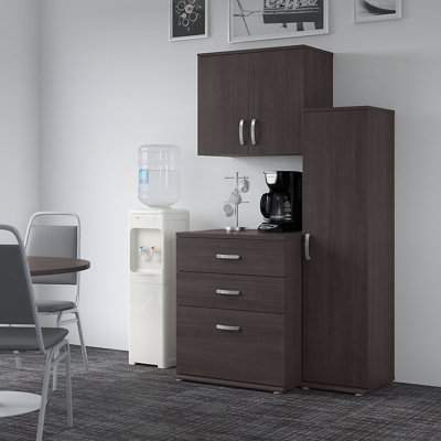 Universal Storage 44.02 Wide 3 Piece Modular Storage Set with Floor and Wall Cabinets