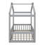 Charmant cadre de lit simple en bois de style rustique-2103684919