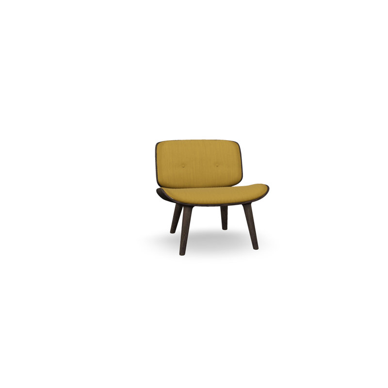 Nut Lounge Chair, Justo Bazalt, Wenge Oak