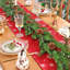 Artificial Christmas Garland 1PCS Christmas Norfolk Pine Garlands with Pine Cones 5.9FT Faux Greenery Garland Berries Garlands Fireplace Garland for Fireplace Stairs Christmas Decorations