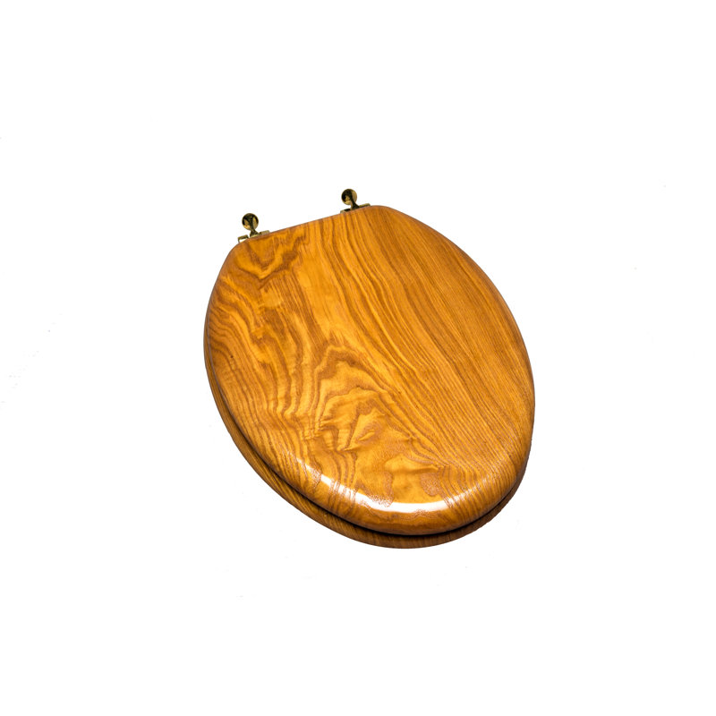 Elongated Toilet Seat and Lid, Gold