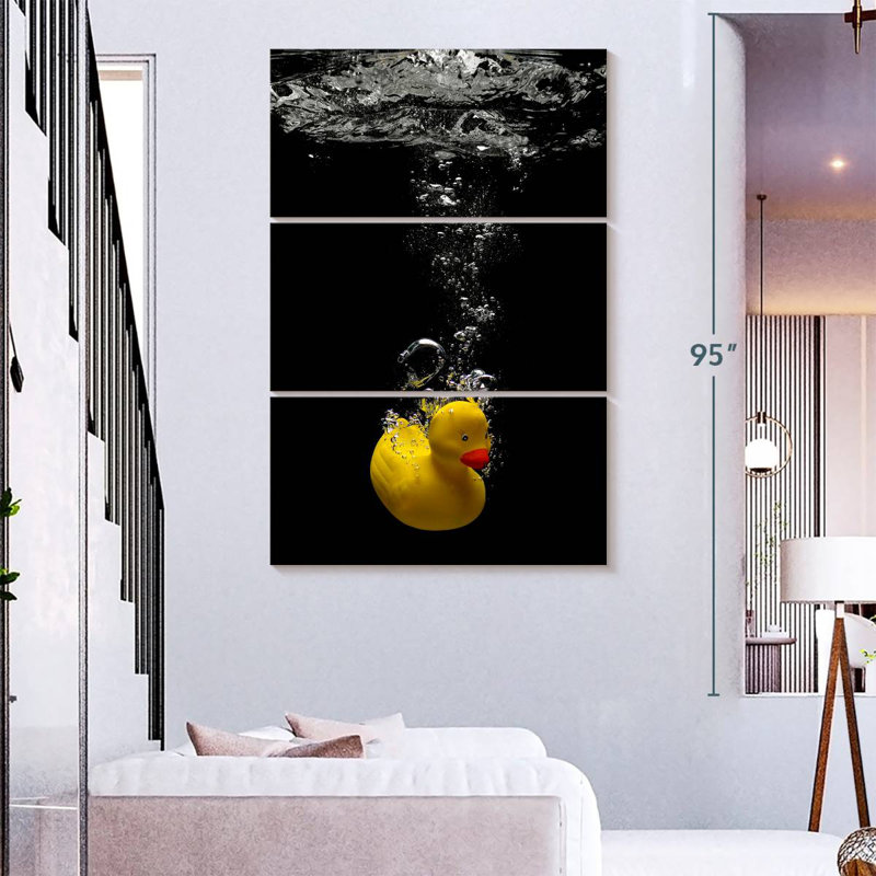 Aletra Underwater Rubber Duck, 74" H x 48" W