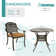 Meetwarm 5 Piece Patio Dining Set, Outdoor All-Weather Cast Aluminum Dining Table Set, Patio Furniture Set For Backyard, Include 4 Chairs With Cushions And A 35.4" Round Table With Umbrella Hole