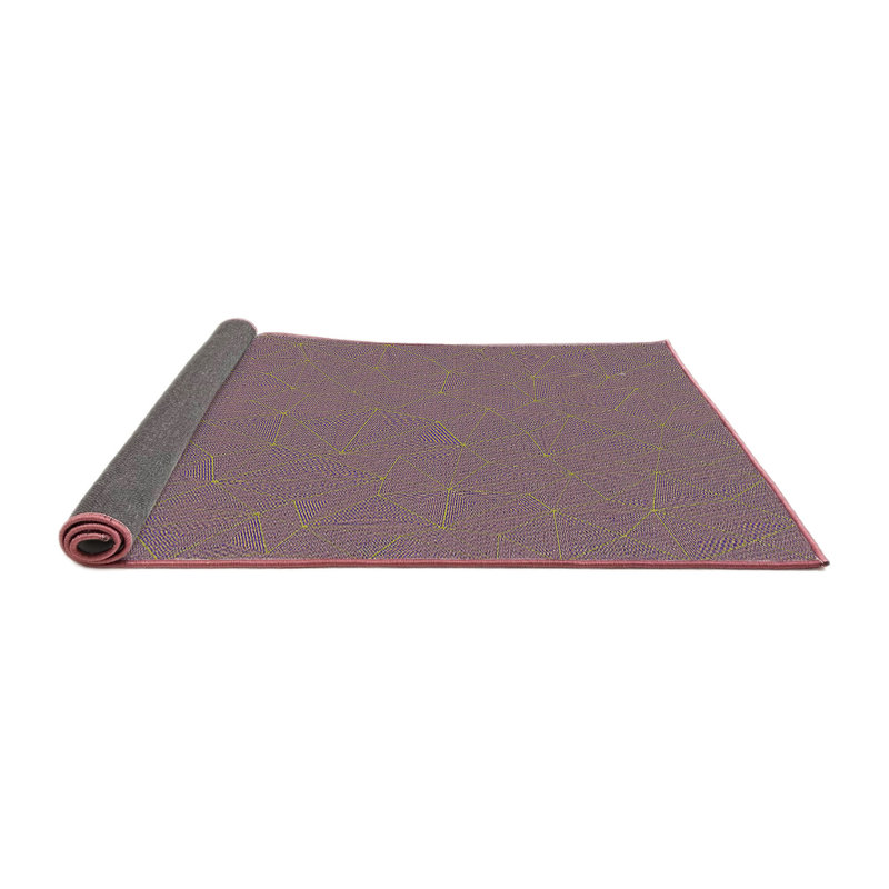Tapis décoratif pourpre Sarris, Carré 3 pi