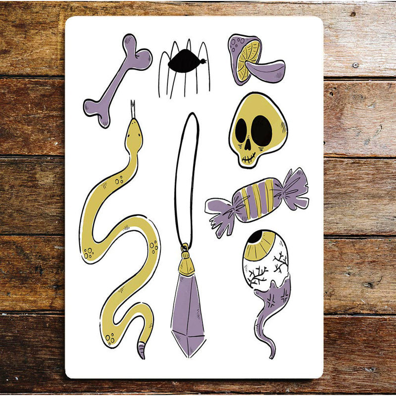 3760 Fantasy & Sci-Fi Wall Decor on Metal, 20cm H x 15cm W