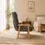 Fauteuil lombaire ajustable rembourré pour le salon, la chambre et le grenier