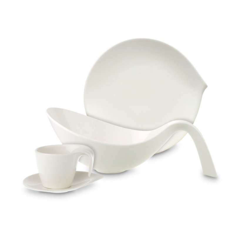 Villeroy & Boch Flow Novelty Serving Bowl, 4.6 x 8.5 x 8.5