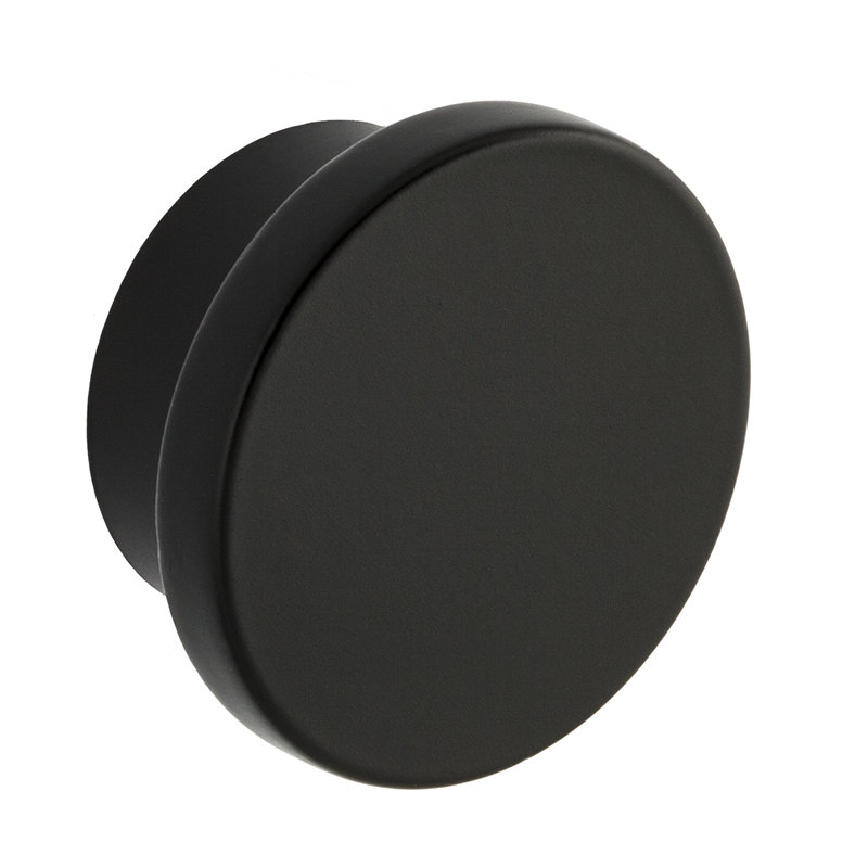 Ethan Oversized 1-5/8" Matte Black Round Knob Multipack, 1 5/8", Matte Black