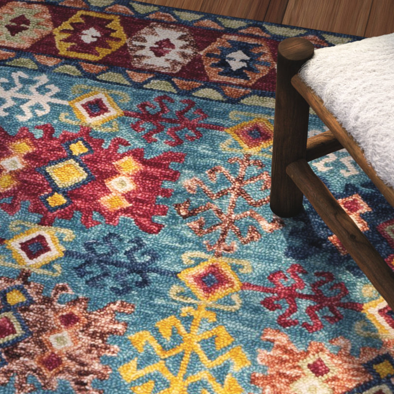 Tapis en laine touffeté à la main Vahakn, Tapis de couloir 2 pi 3 po x 9 pi