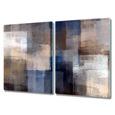 Auzenne Blurry Abstraction Painted Chopping Board