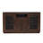 Kavia 60" Contemporary Media Console with Tempered Glass Doors, Drawers and Adjustable Shelves - Light Oak-1406604478-1406604487