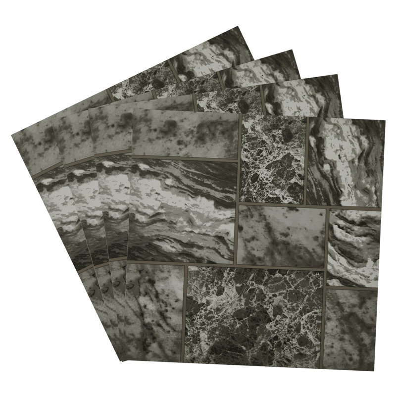 30Pcs Self-adhesive PVC Flooring Tiles Set