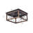 4-Light Industrial Flush Mount Ceiling Light