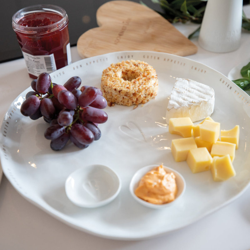 Bon Appetit Porcelain Serving Plate