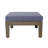 Wood Outdoor Sectional L Shape - With And Table , Shape, 3 , Coffee Table, Gray Frame, Dark Cushions-1370647068