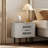 Mid-Century Modern 22.5 '' Fluted Nightstand-186356524