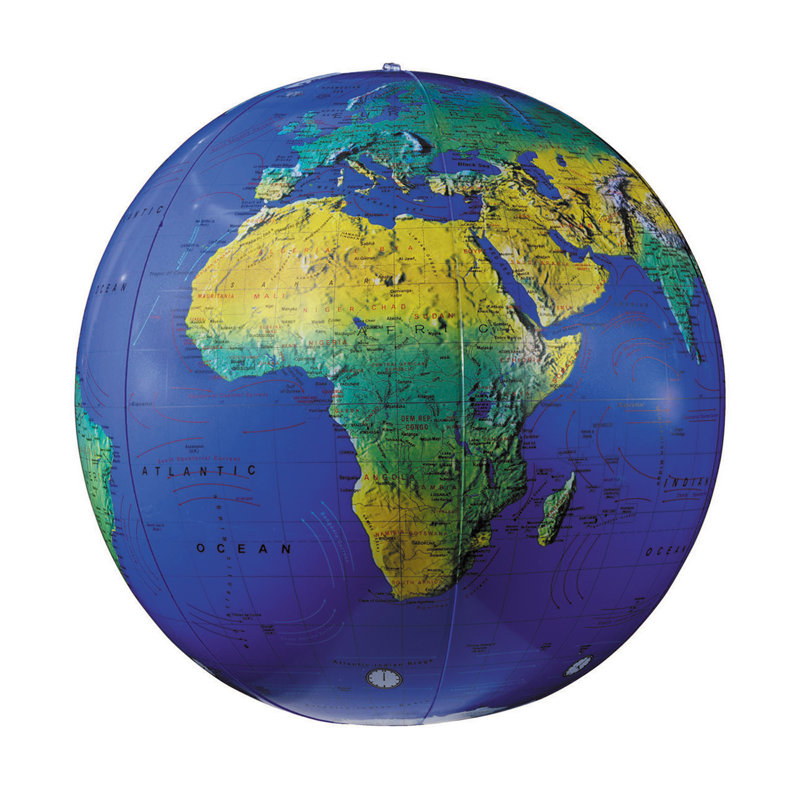 27 "gonflable-A-Globes en bleu foncé
