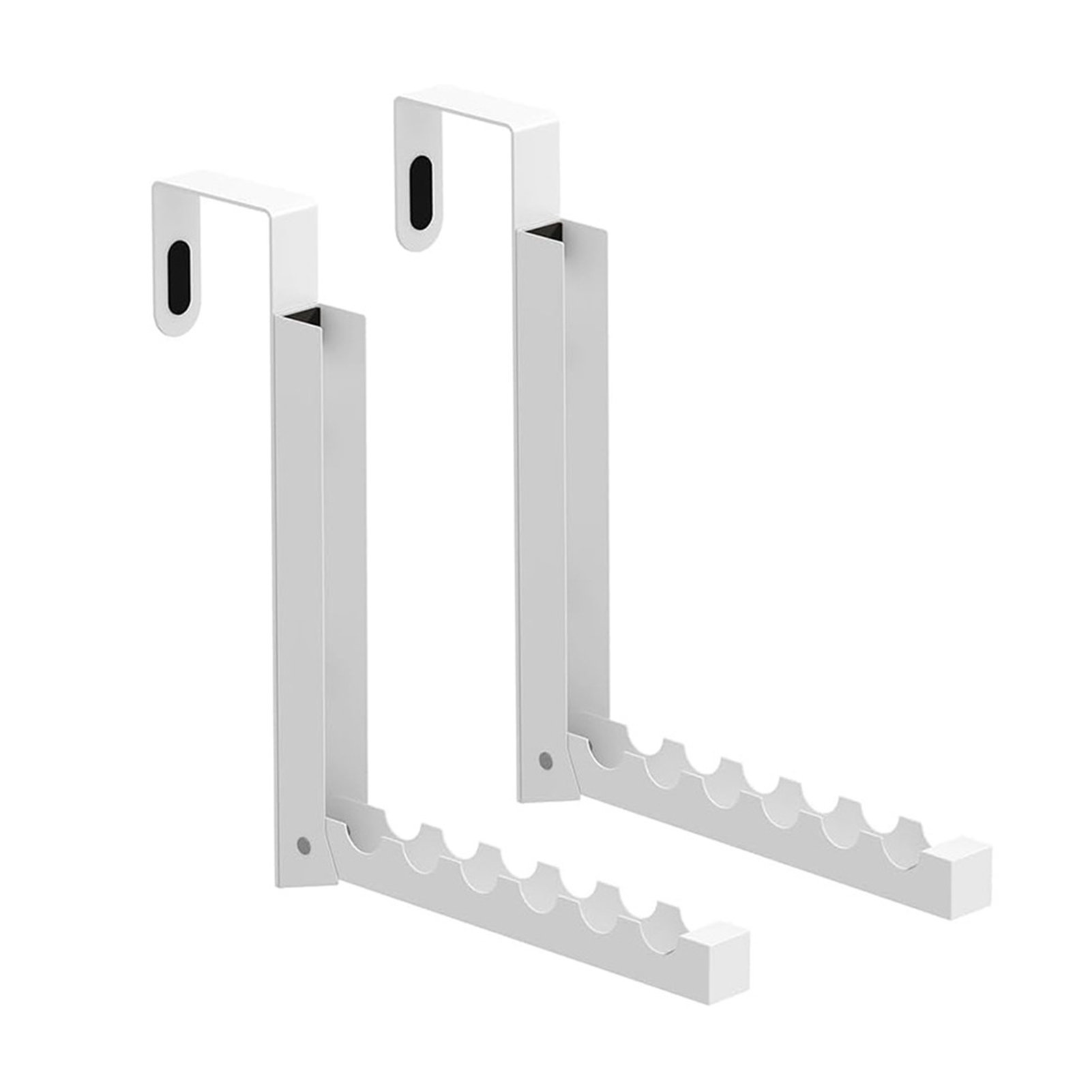 Latitude Run® 2Pcs Clothes Drying Racks with 6 Groves Simple ...