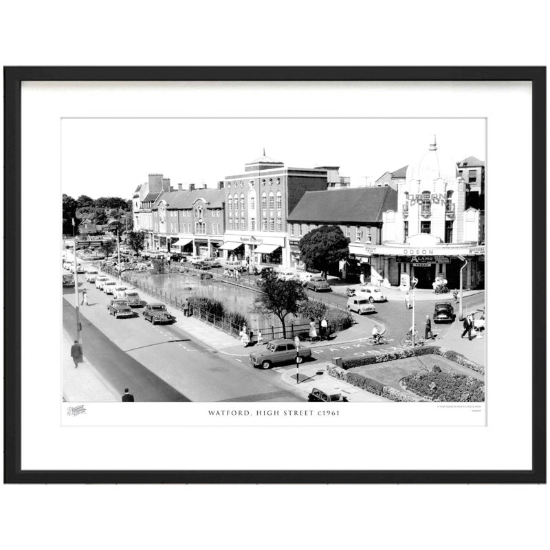 Watford, High Street C1961 by Francis Frith - Single Picture Frame Print, 60cm H x 80cm W x 2.3cm D