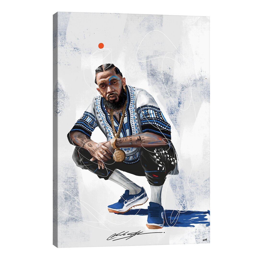 Leinwandbild Nipsey the Marathon Continues von Chuck Styles