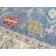 Tapis oriental turc bleu noué à la main 10 pi 4 po x 14 po 27ACD61D7F58446FAD2AA17DECEF375D