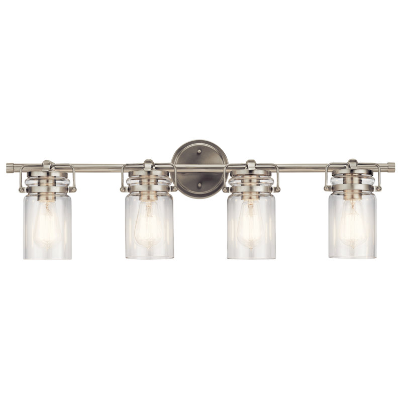 Winder 4 - Light Dimmable Vanity Light, Brushed Nickel