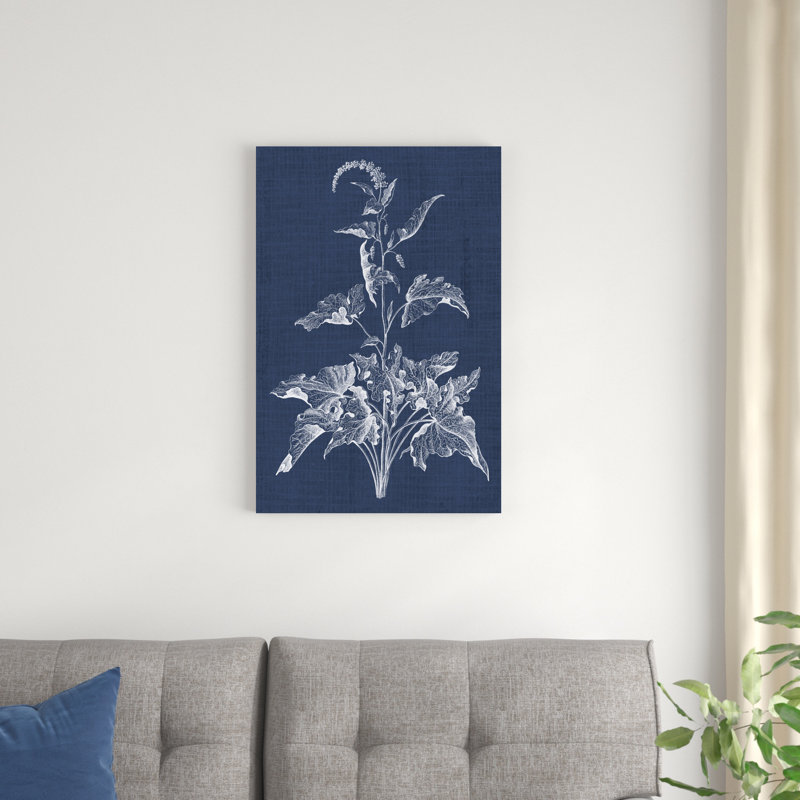 «Foliage Chintz II», peinture sur toile, H 30 po x l 20 po, Toile tendue