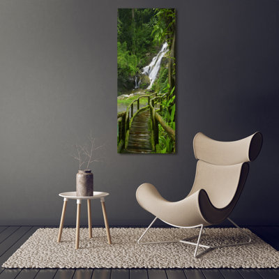 A Path In The Jungle - Wrapped Canvas Print