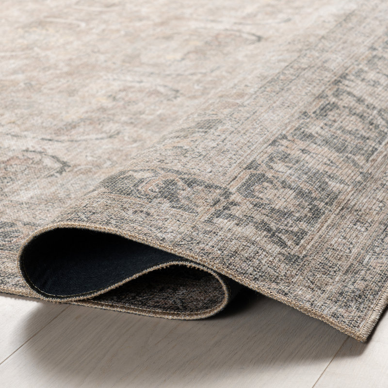Tapis en mélange de jute de polyester Jeccica, Rectangle 4 pi x 6 pi