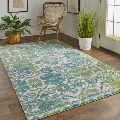 Cyanne Ikat Indoor Rug