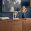 Acctim Colney Pendulum Mantel Clock Quartz Brushed Metal & Glass Energy Efficient Movement Gold
