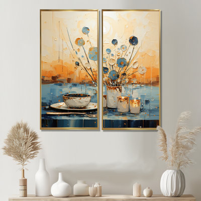 Décoration culinaire bleue - Essence culinaire bleue