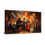 «Abstract Jazz Band Performance», reproduction d'art sur toile-157397889