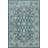 Leonora Bohemian Textured Weave Floral Teal/Gray Indoor/Outdoor Rug-593189211