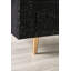 Canapé contemporain l 83 po, noir-289373527