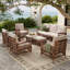 7-piece Rattan Conversation Seating Group With Cushions-1095915272