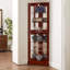 Armoire de coin avec éclairage Curio-1092245706