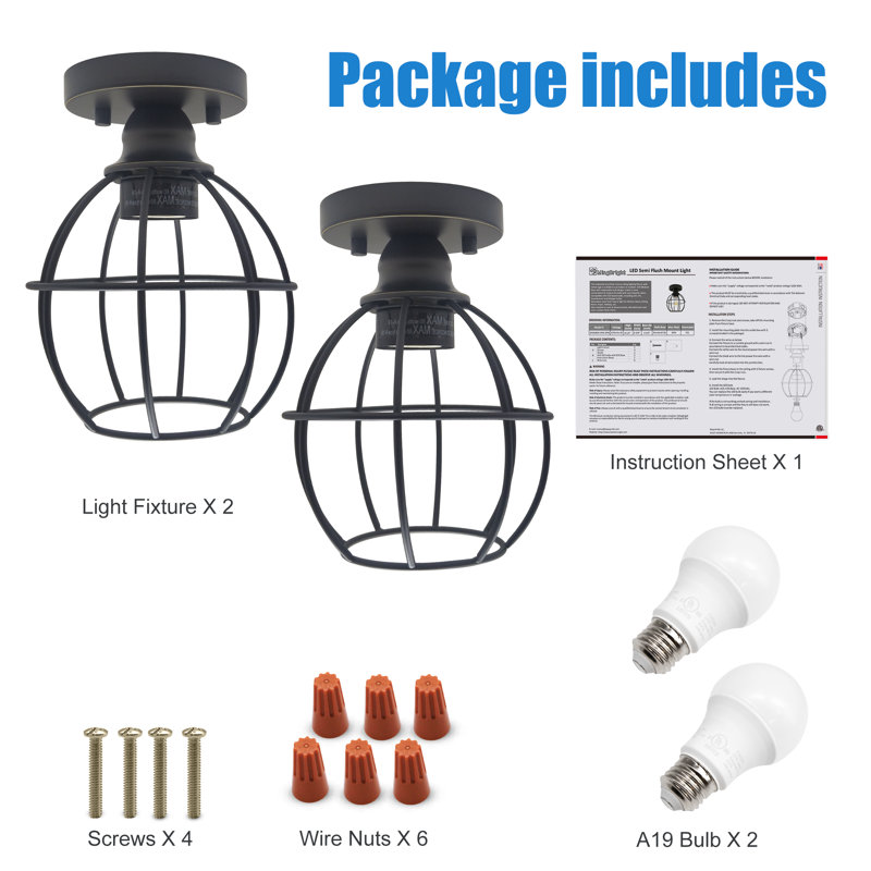 Jarim Semi Flush Mount