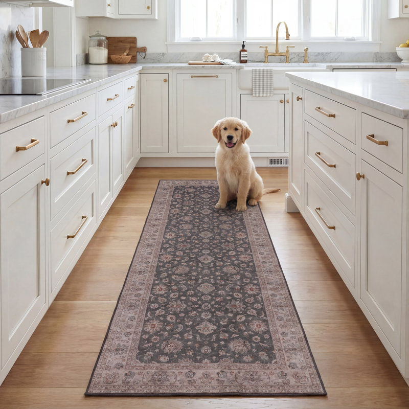 Tucson Performance Machine Washable Oriental Rug, Runner 2'6" x 8'