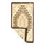 Navajo 3'9" x 6'11" Rug in Brown/Beige