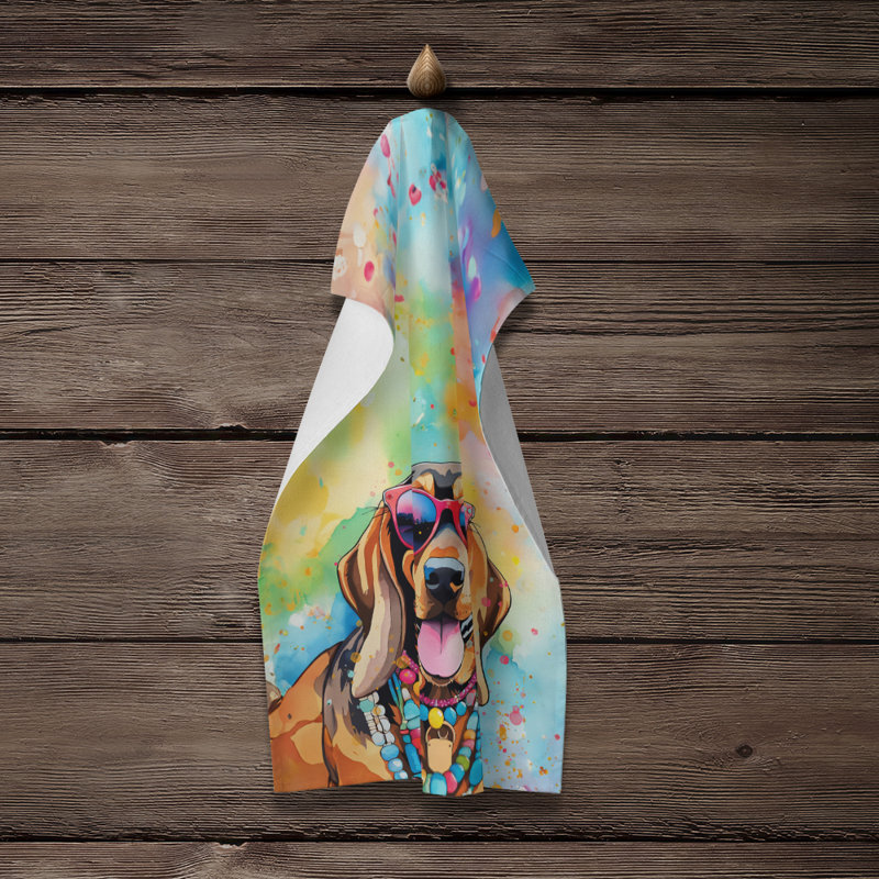 Serviette de cuisine Doberman Pinscher Hippie Dawg