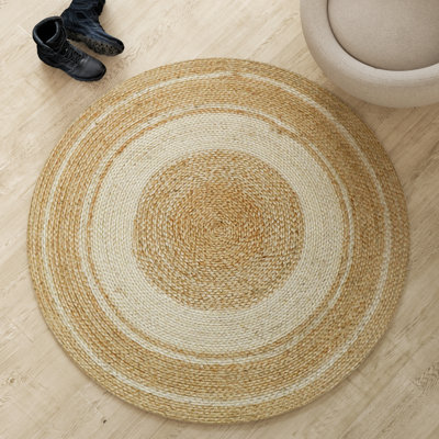 Kayleigh Hand-Braided Jute Area Rug