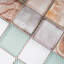 Carreaux de mosaïque en verre brillant Supreme Tile Classic Roman 11,82 po x 11,82 po-53509511