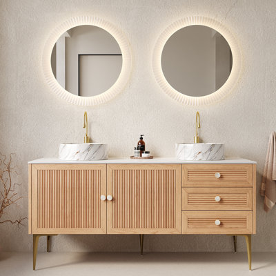 Meuble-lavabo de salle de bain Munin