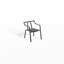 Markoe 5-Piece 45" Square Dining Table & Armchairs Set - Carbon - Ninja seat